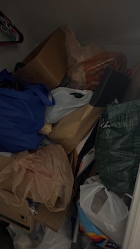 Closet full of random trash