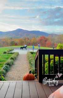 Front porch vibes while the dogs watch kids