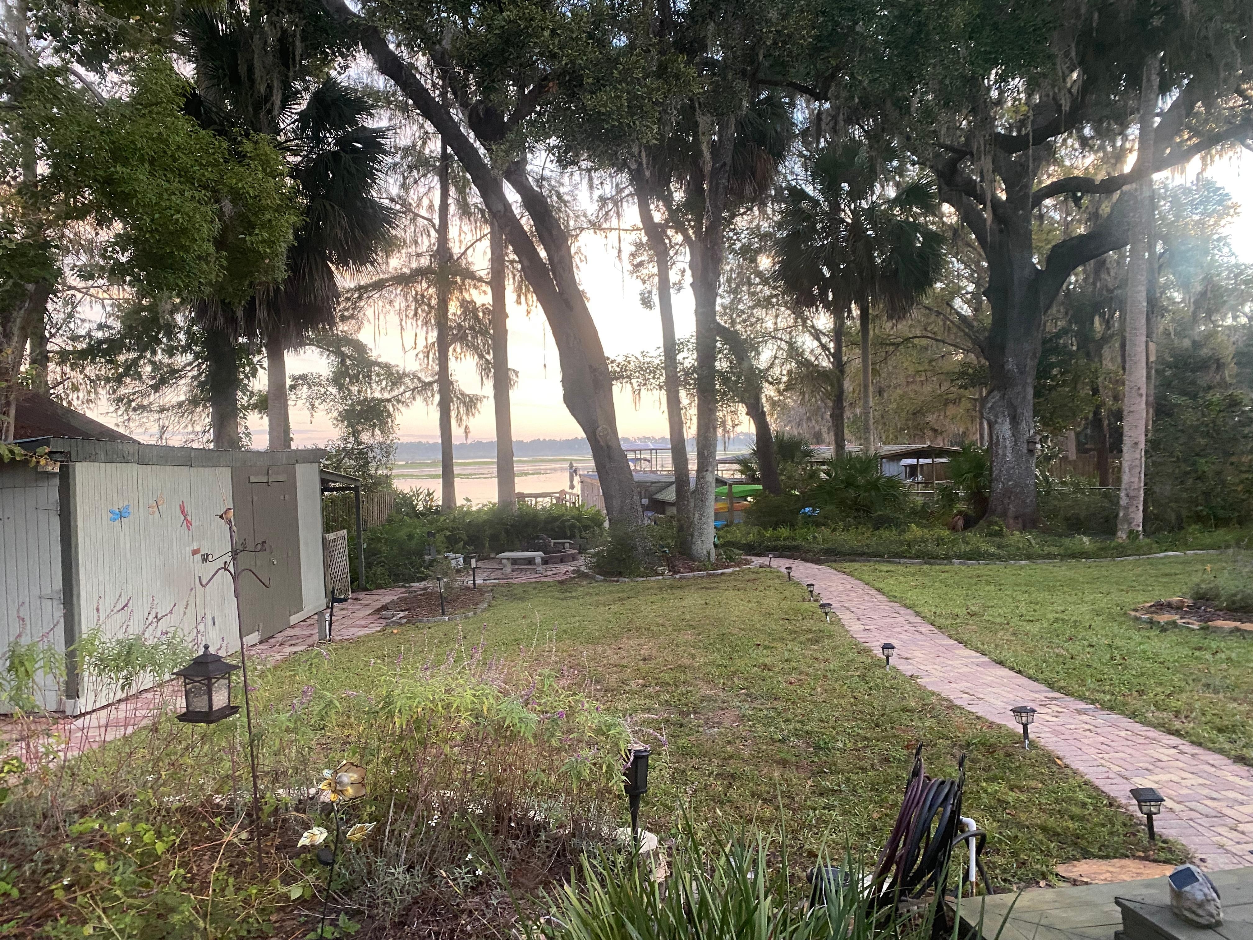 View from master bedroom window.