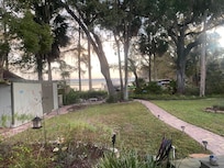 View from master bedroom window.