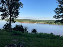 View of the Ohio as you relax on the back deck.