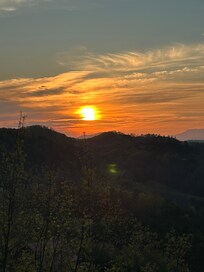 Sunrise was gorgeous