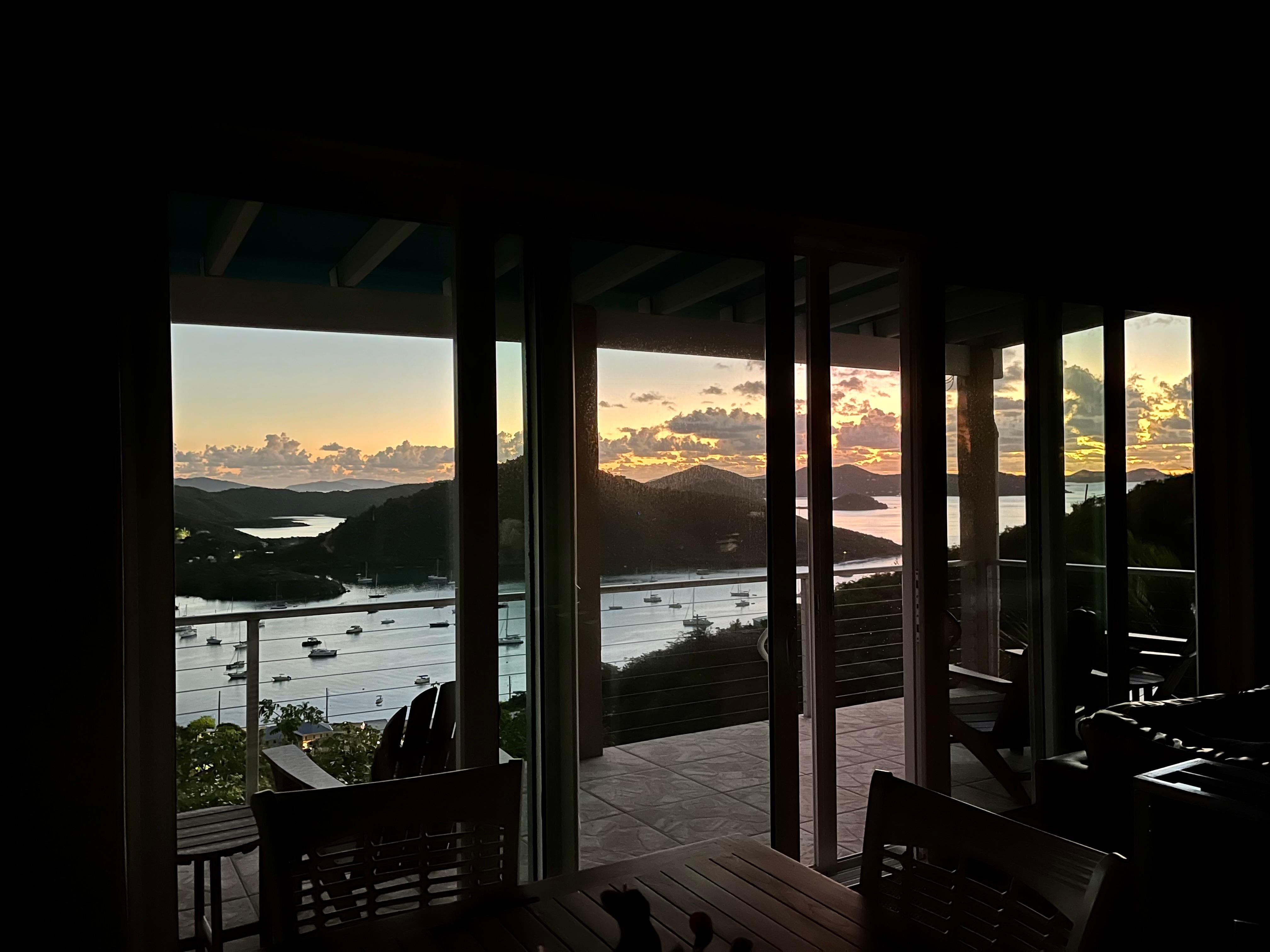 Watched the beautiful sunrises every morning!