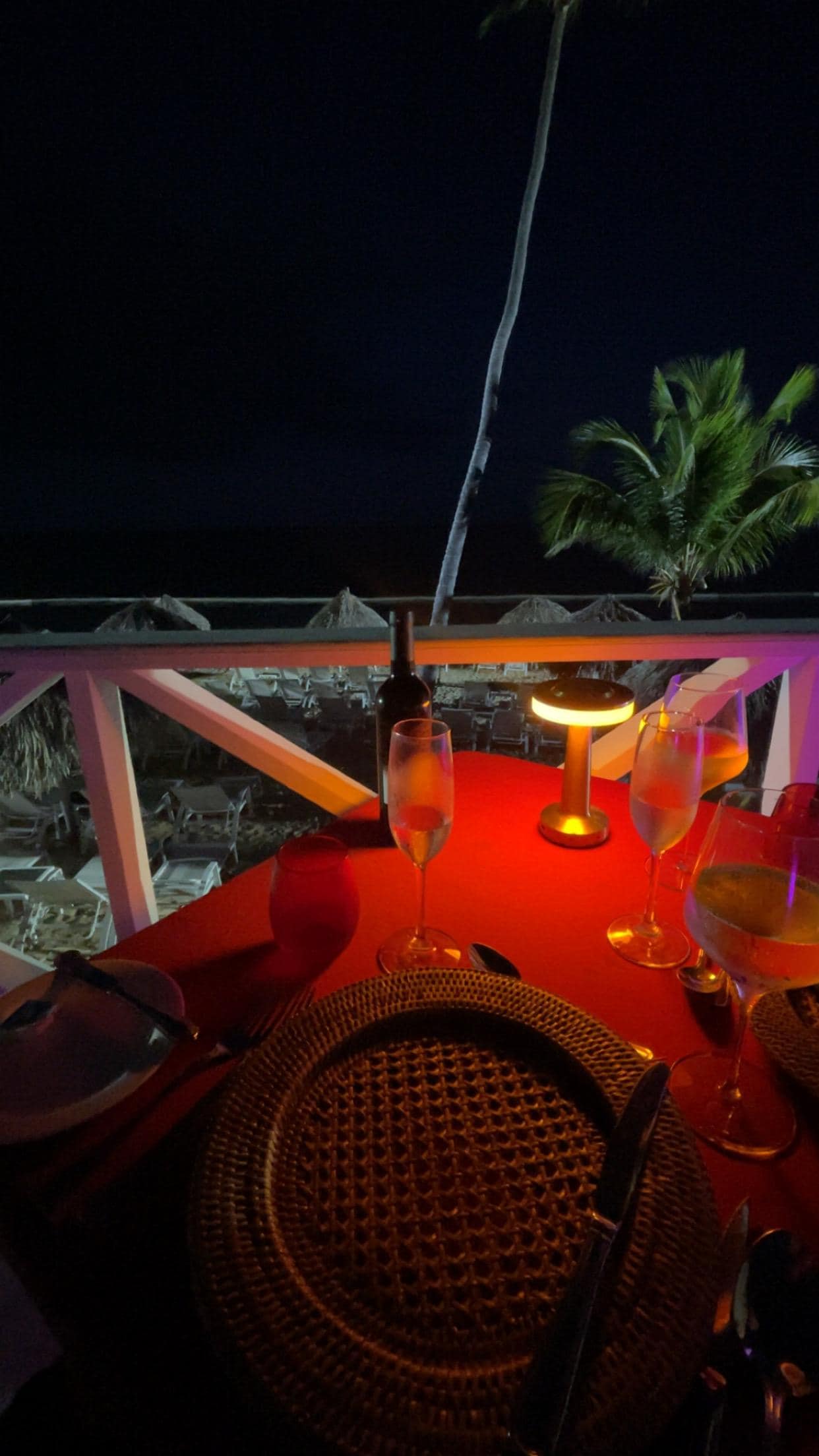 Romantic dinner on the beach!