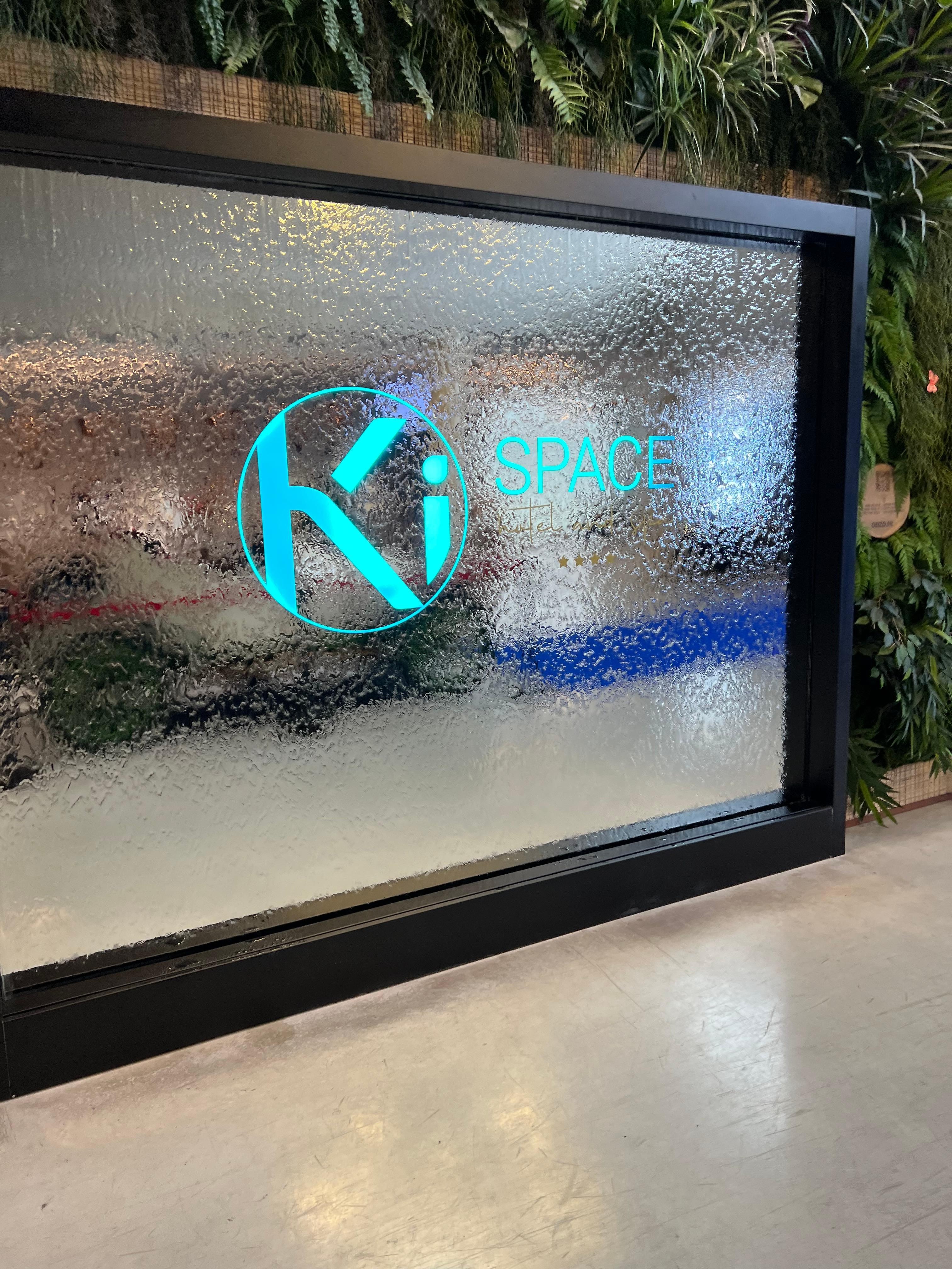 Beautiful water feature at reception