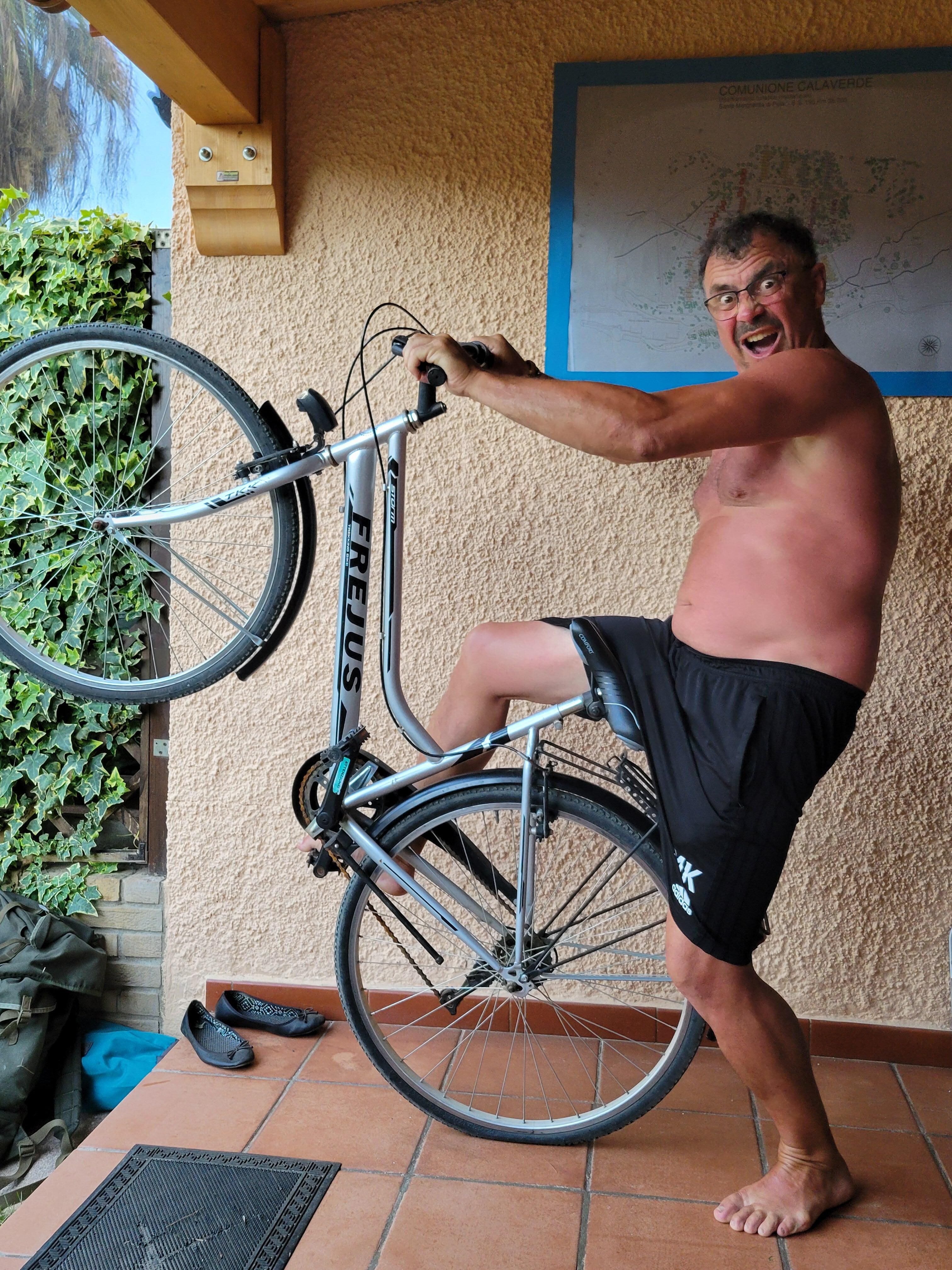 wie gesagt.. das Fahrrad wurde benutzt