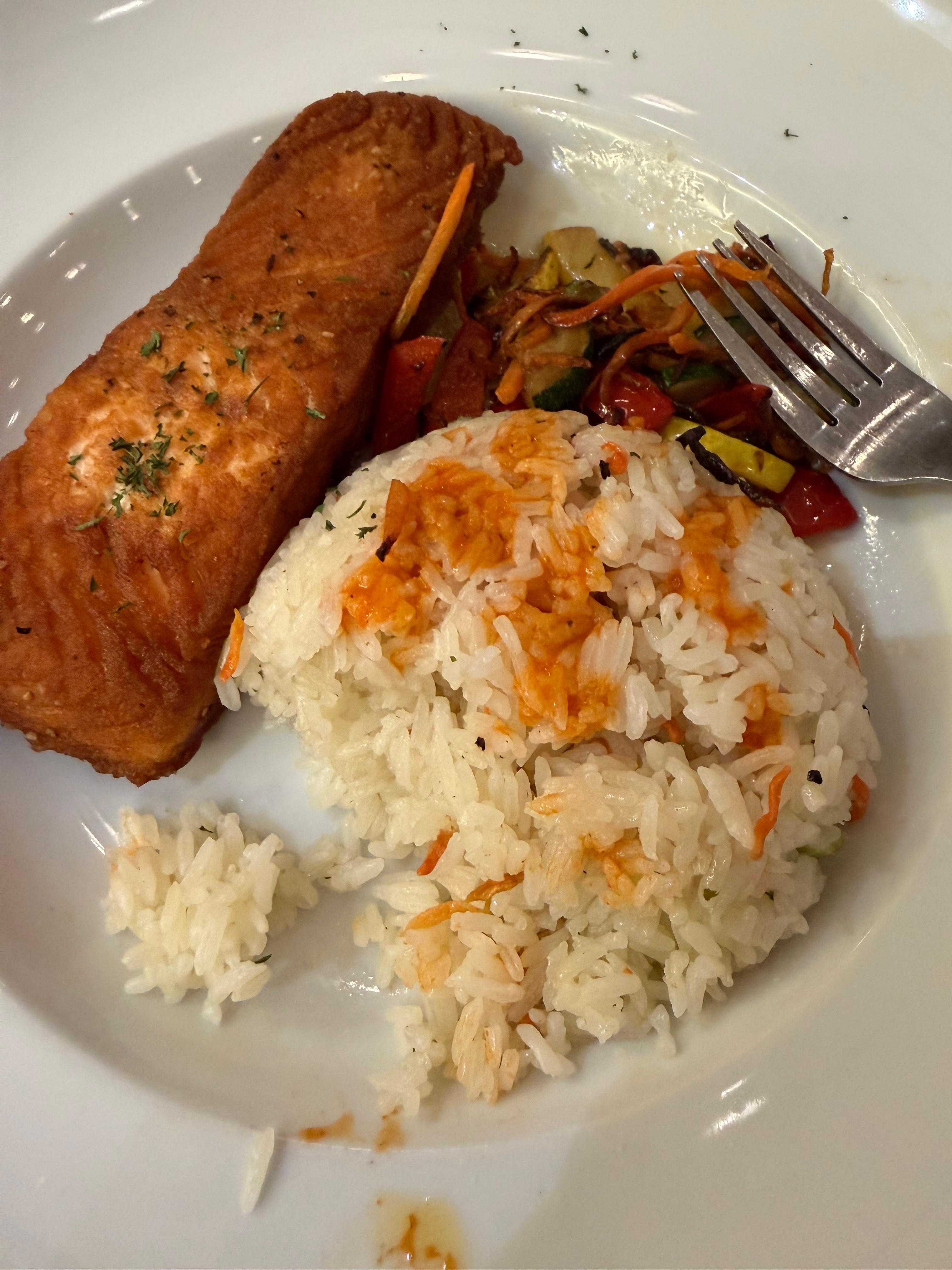 Dinner at the hotel!