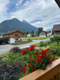 Blick vom Balkon