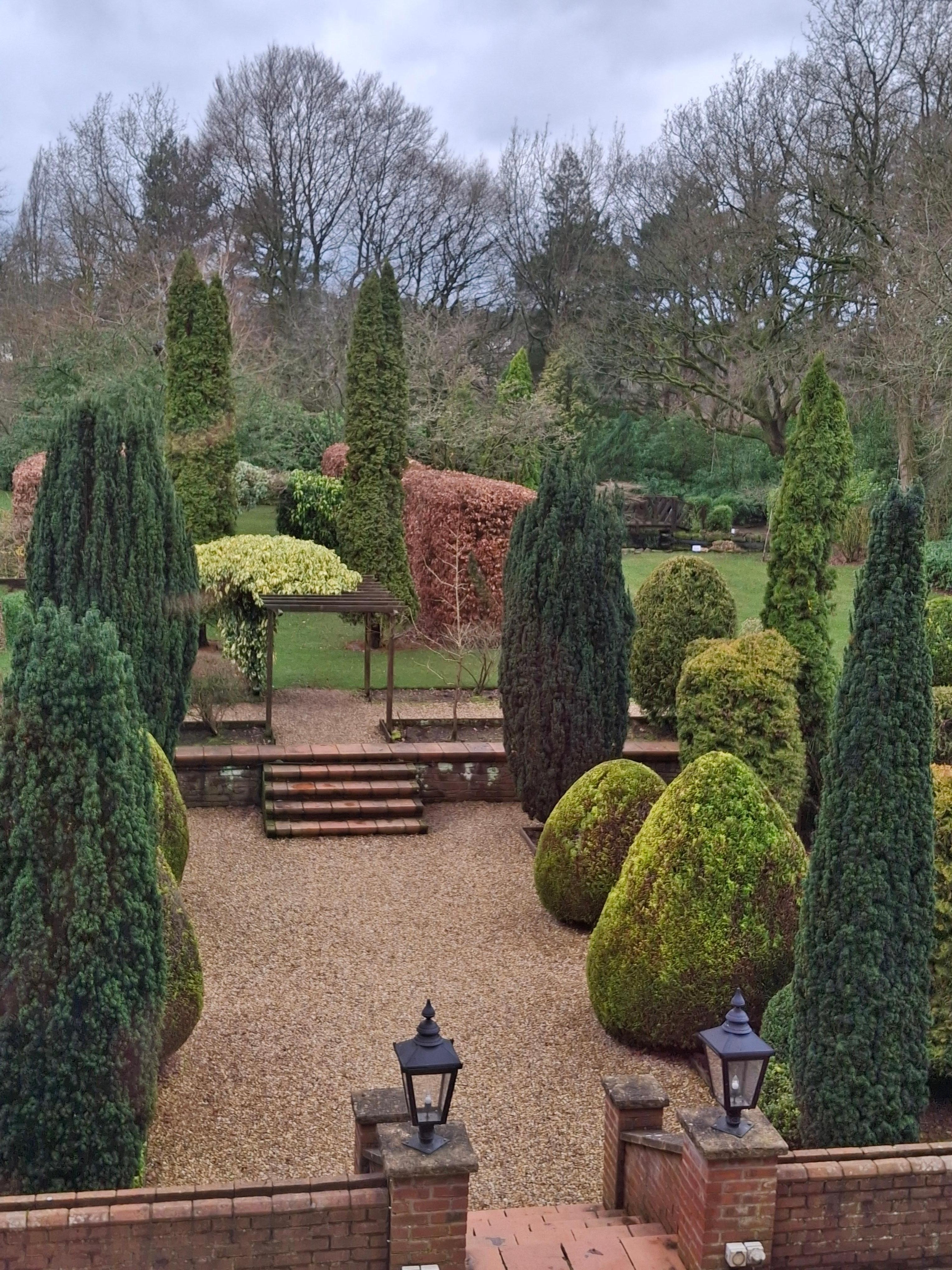  The gardens the side of the hotel from our room