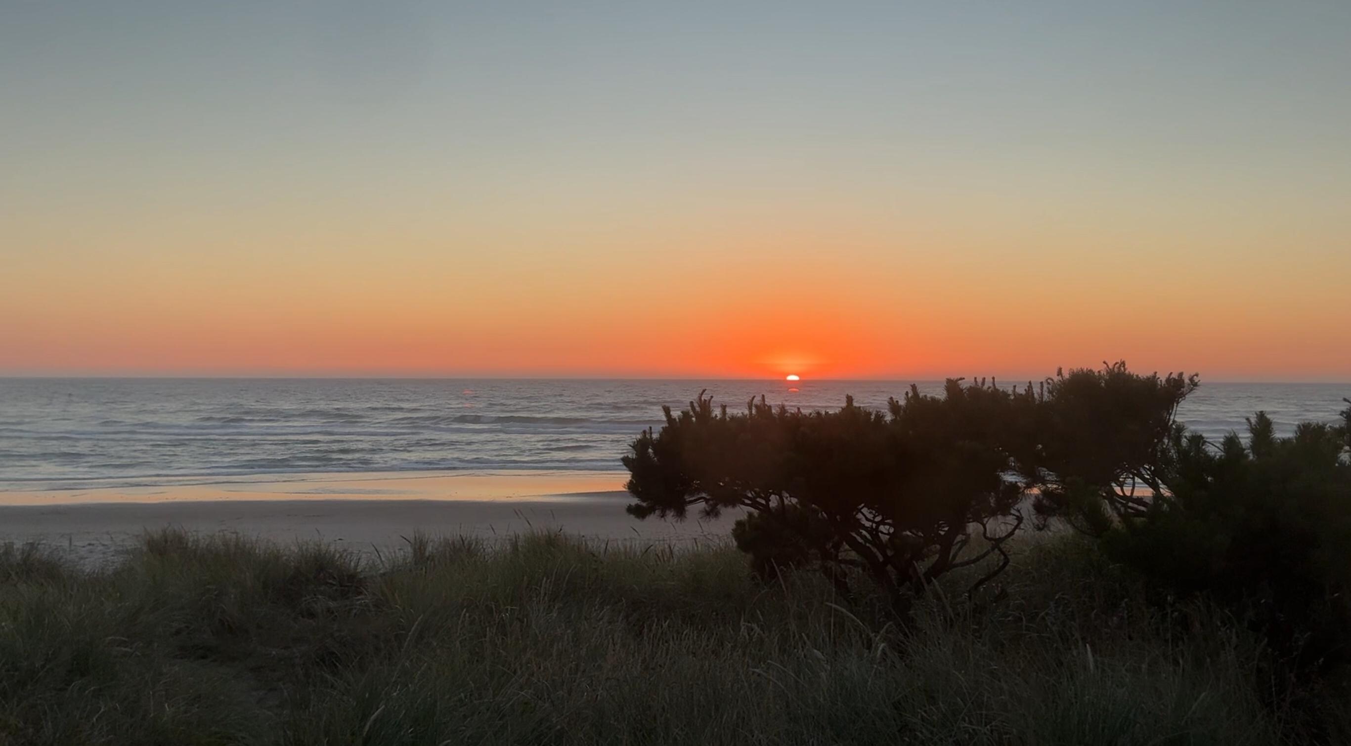 From the deck as the sun was setting. 