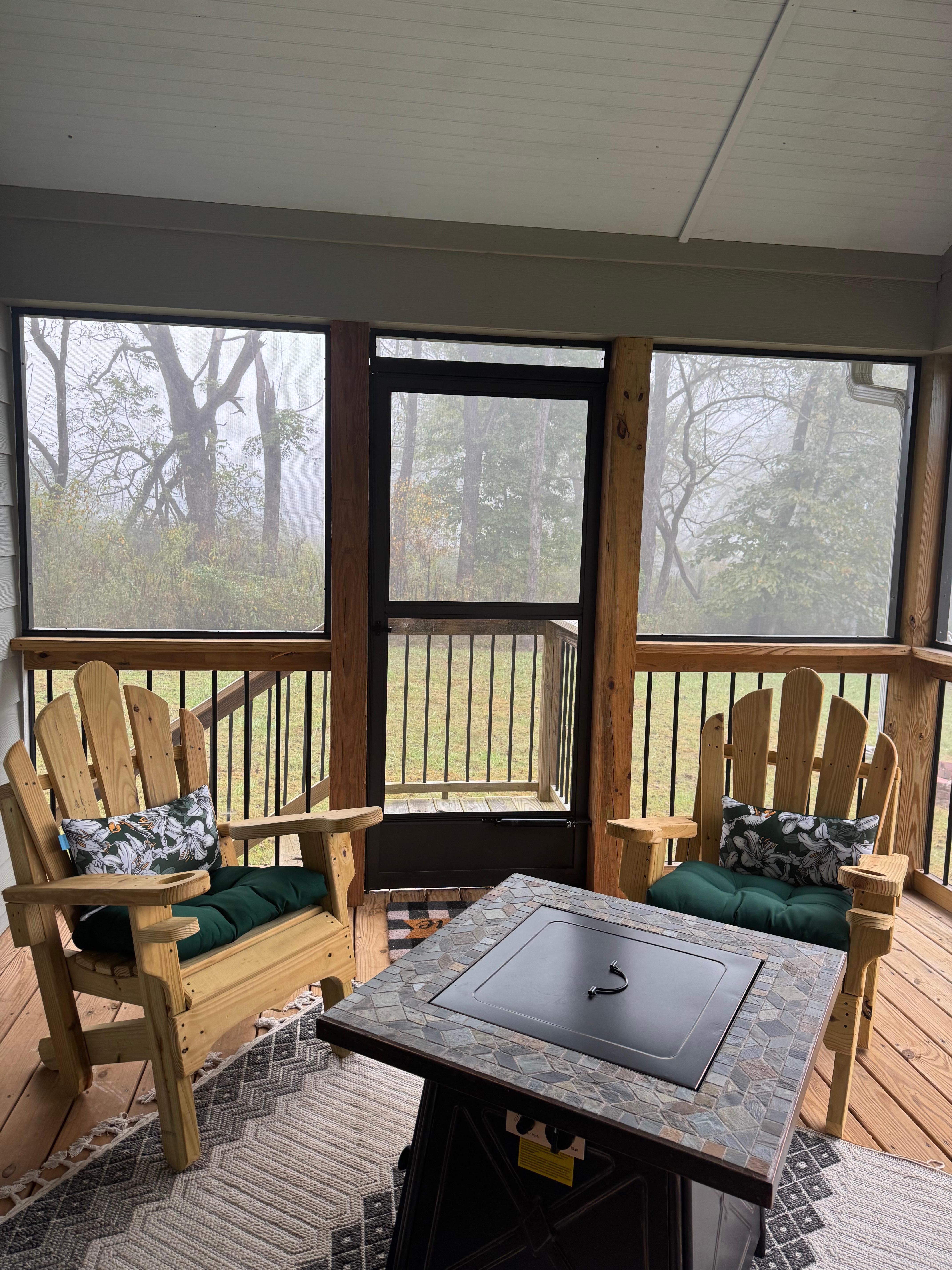 our favorite spot at the cabin