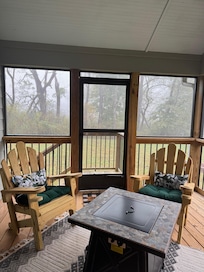 our favorite spot at the cabin