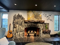 Fireplace redone