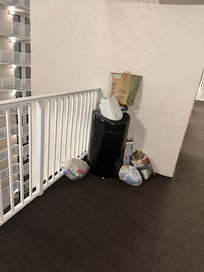 Trash area