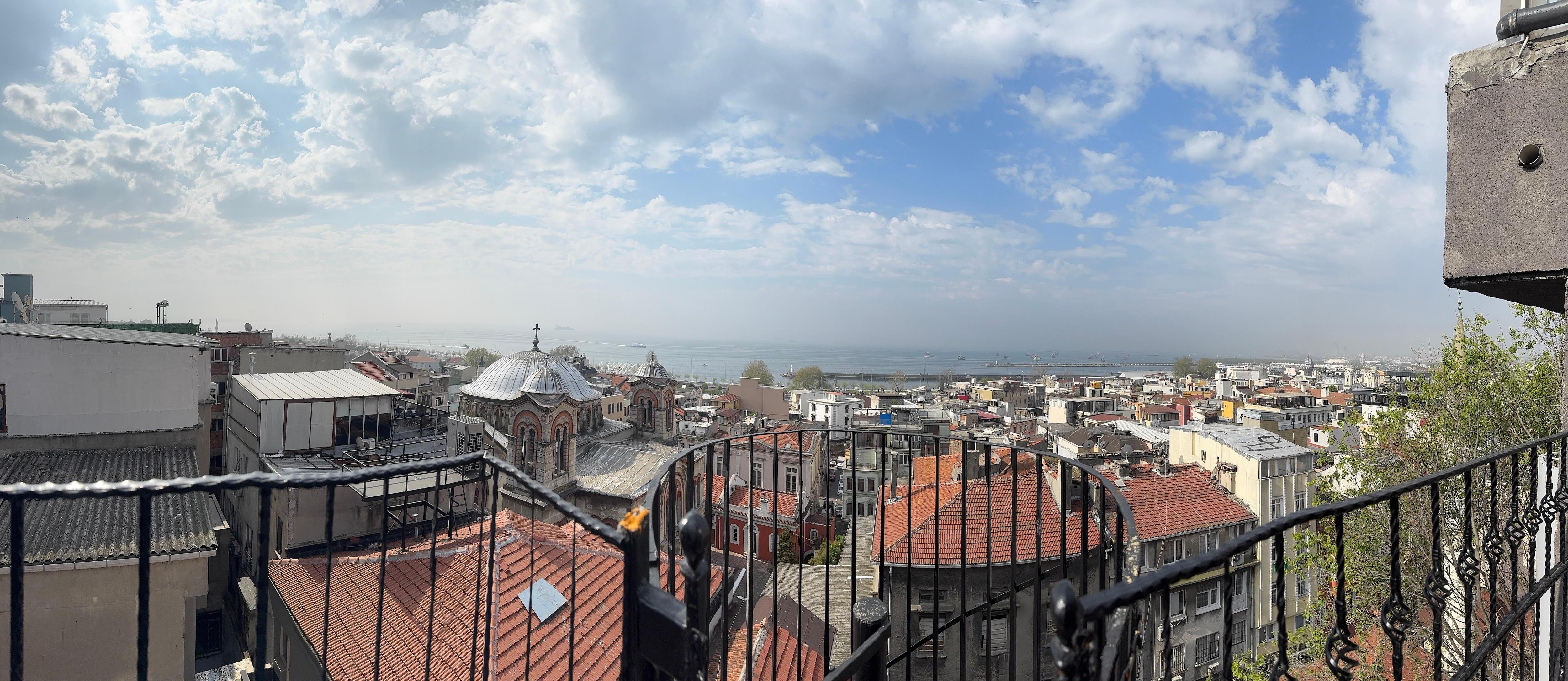 View from roof top.