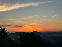 Amazing sunrise from the deck