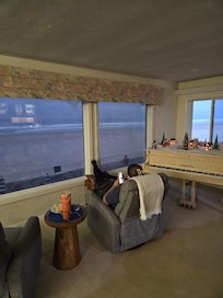 Comfortable living room with stunning views