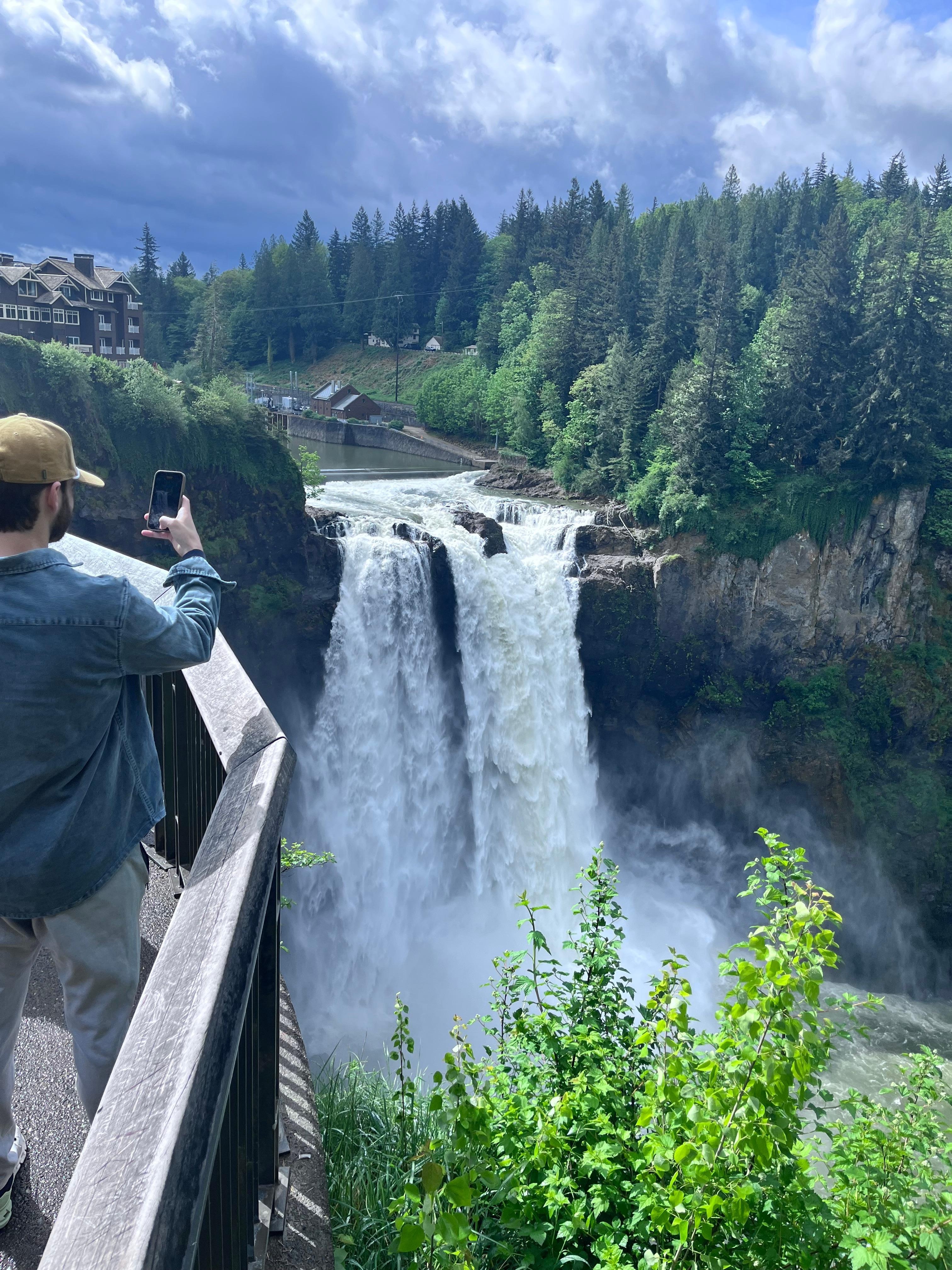 Snoqualmie Falls nearby