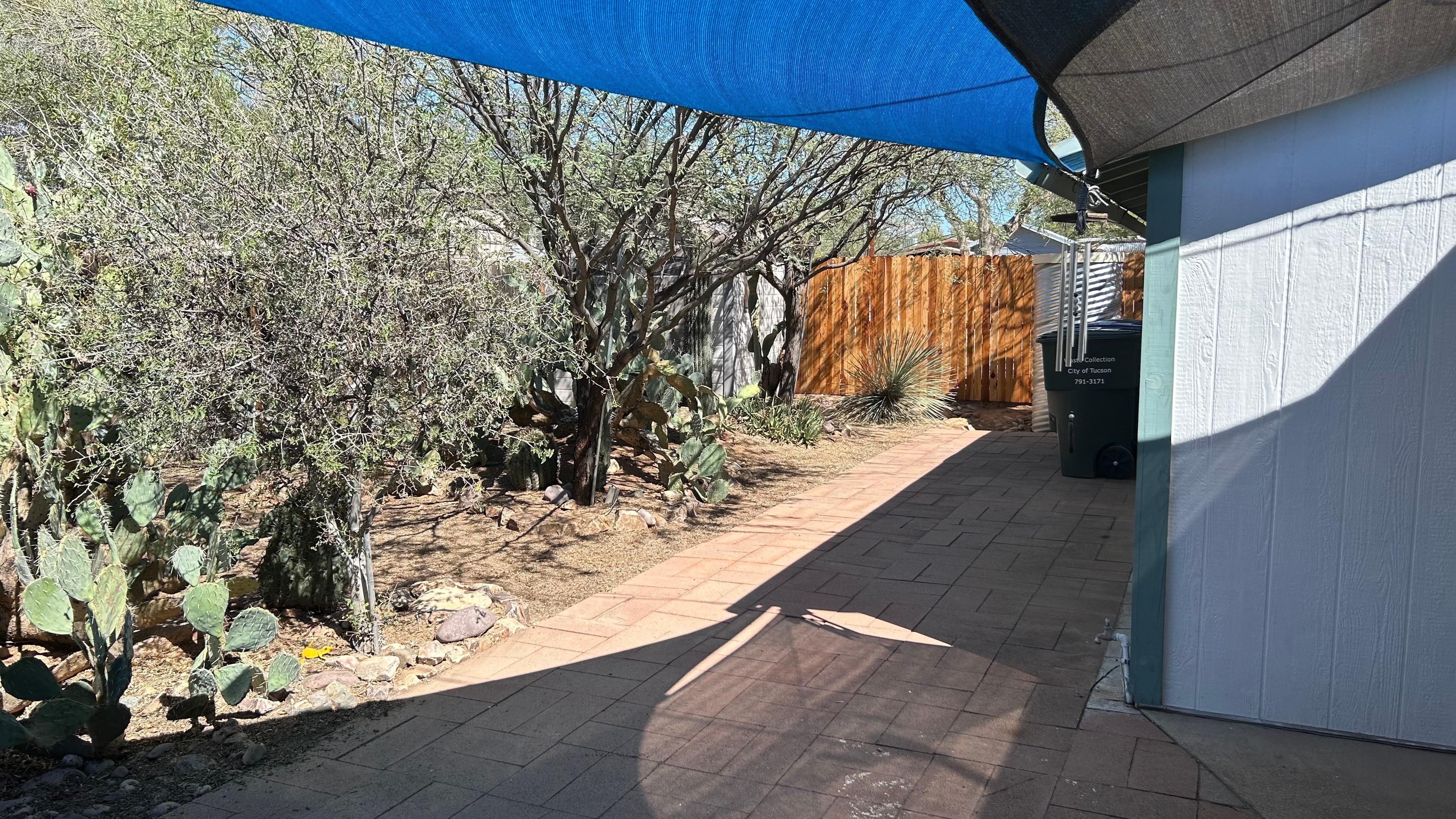 Shady and breezy patio living time