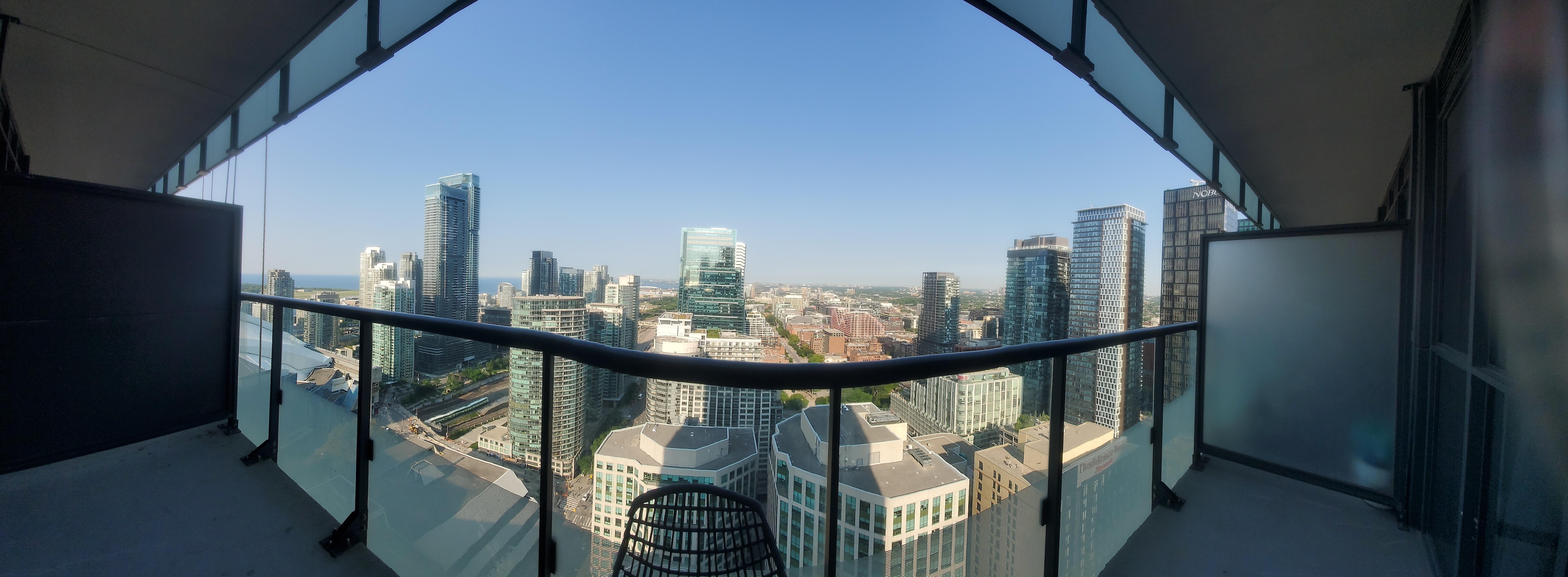 Panoramic voew from balcony.