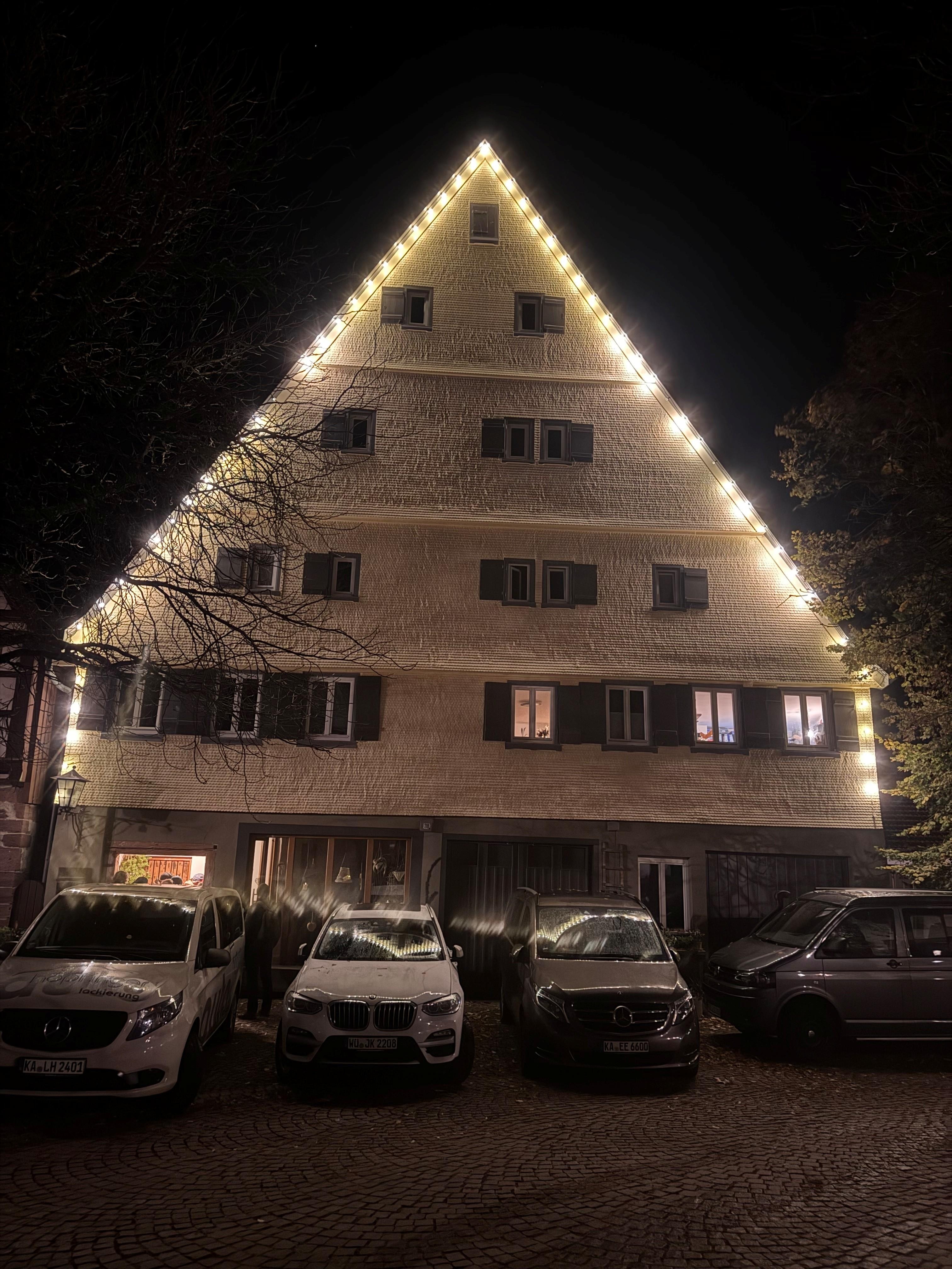 Haus bei Nacht