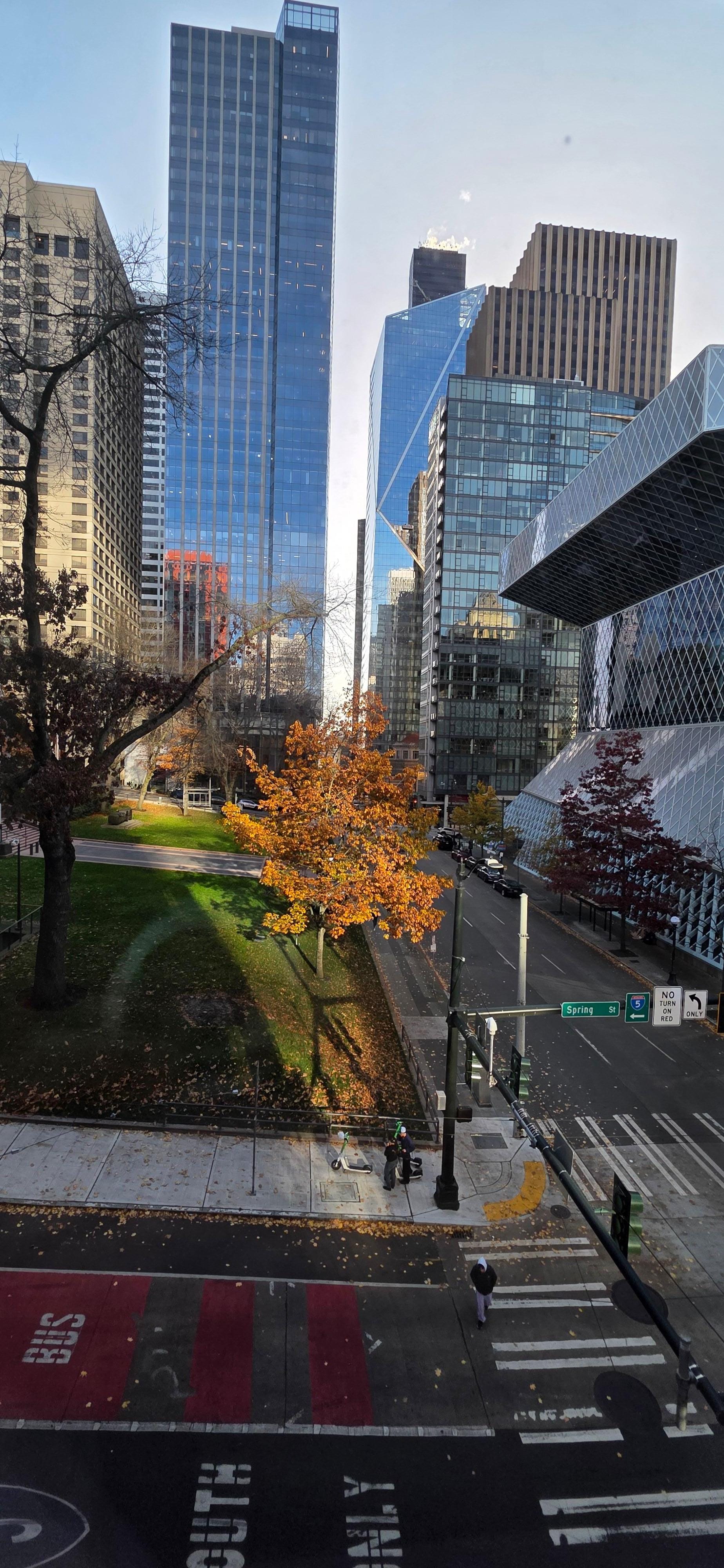 The view from one of the many windows in our room.