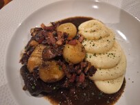 Beef bourguignon..the beef was perfect also