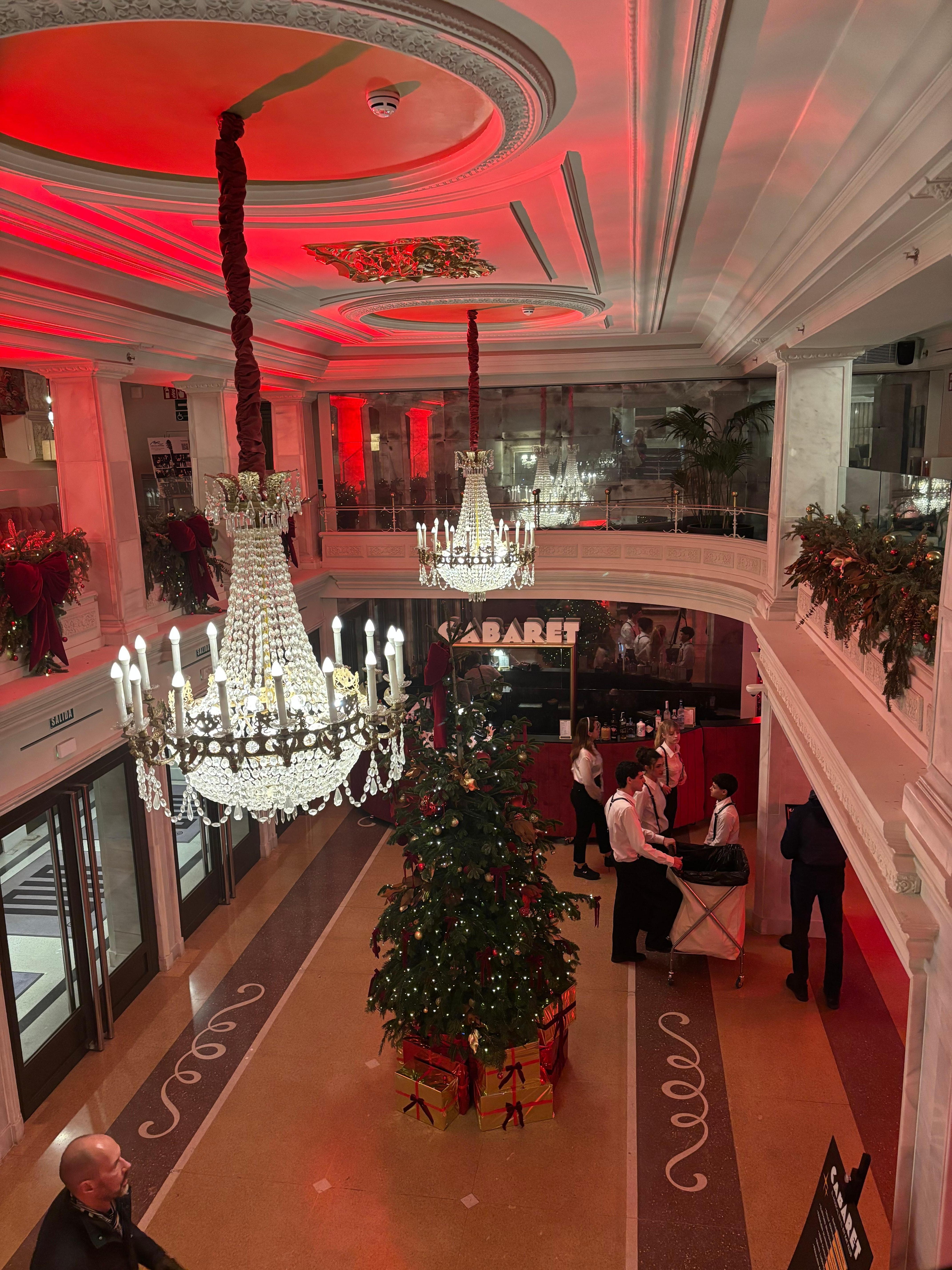 View to lobby from mezzanine 