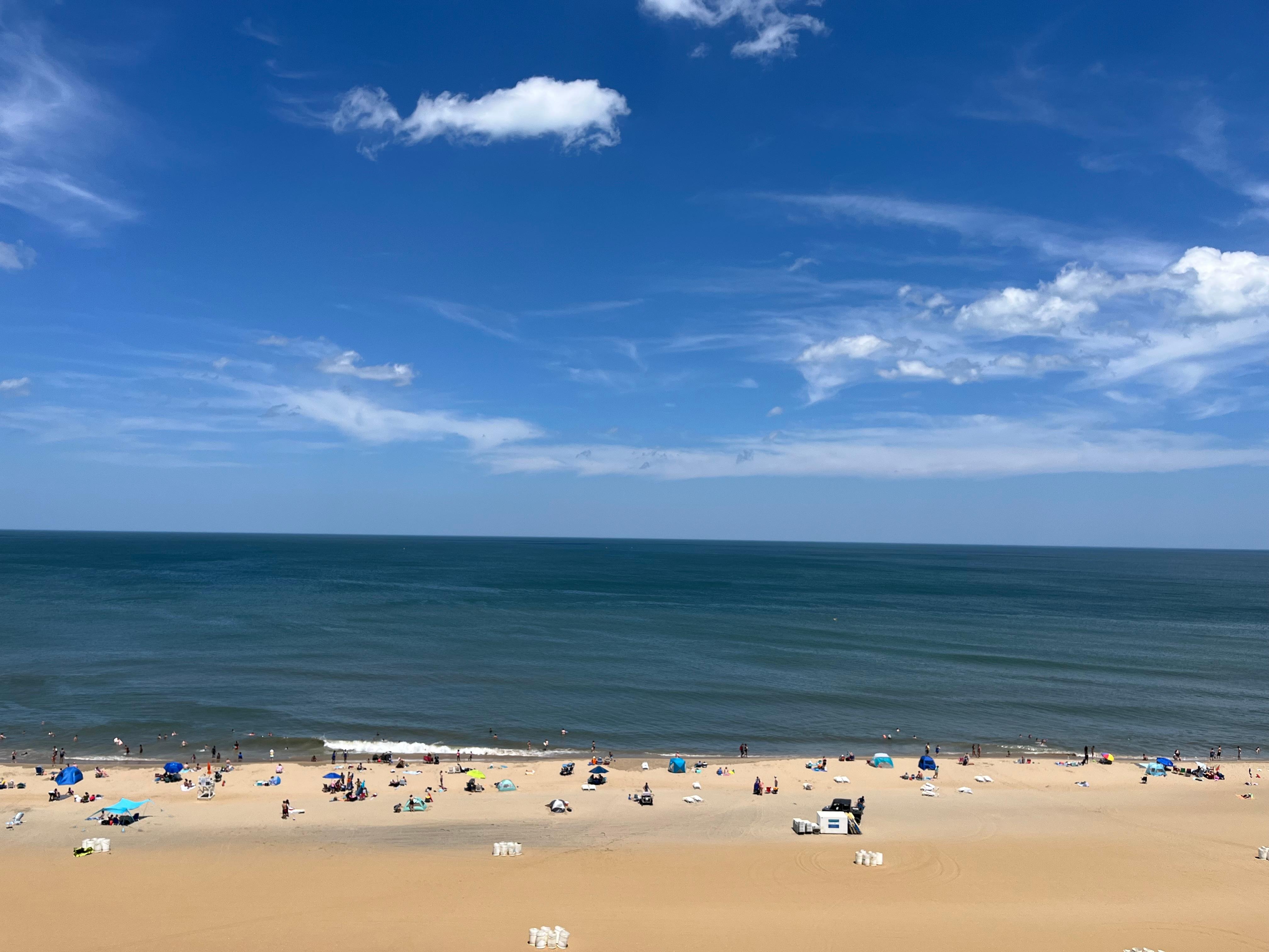 View from balcony of hotel room