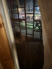 The window looking into the lobby