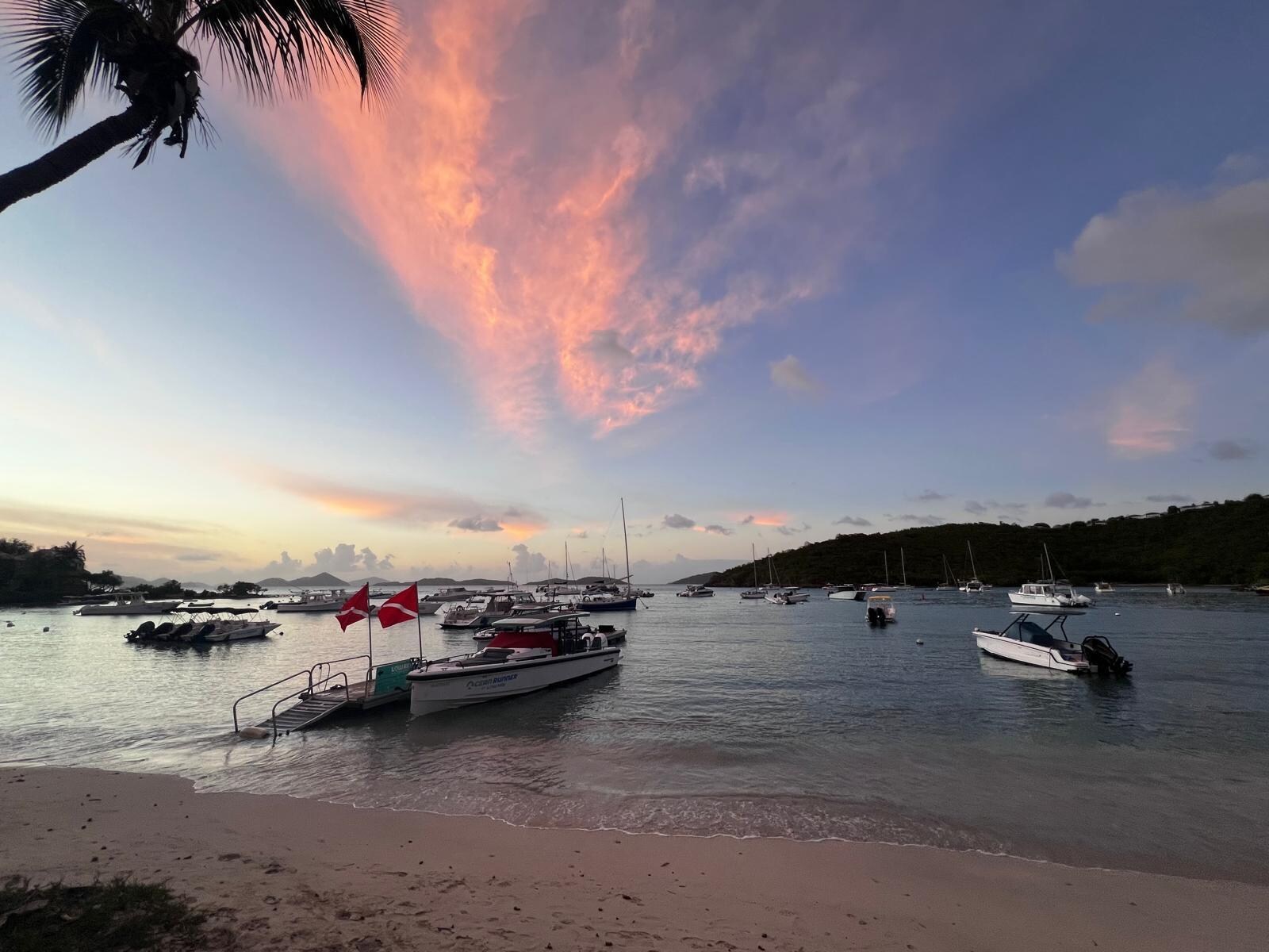 Cruz Bay sunset