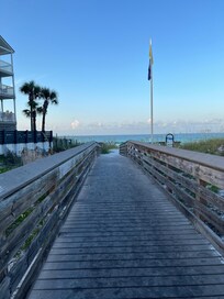 Short walk to the beach