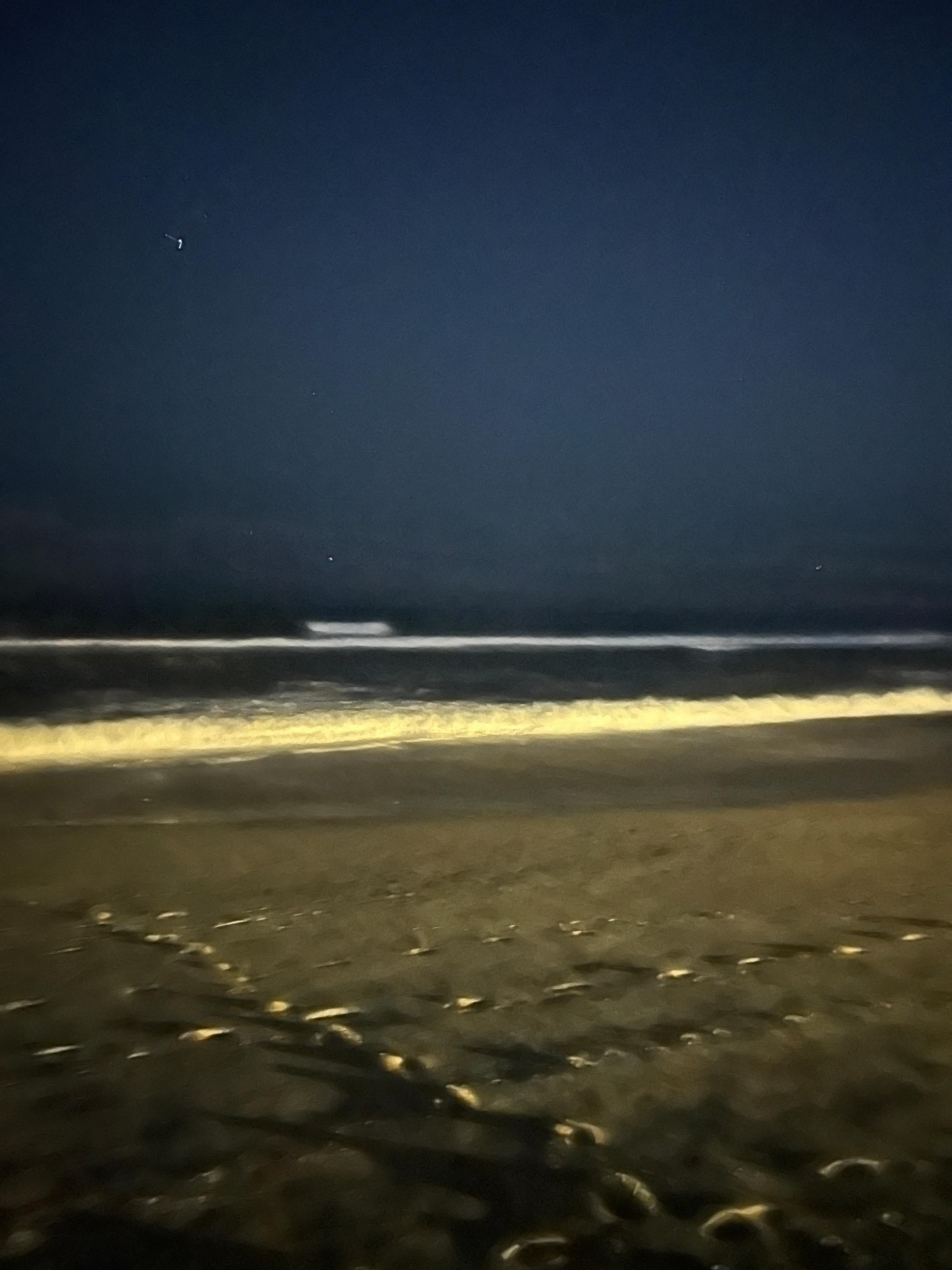 Nighttime on the beach