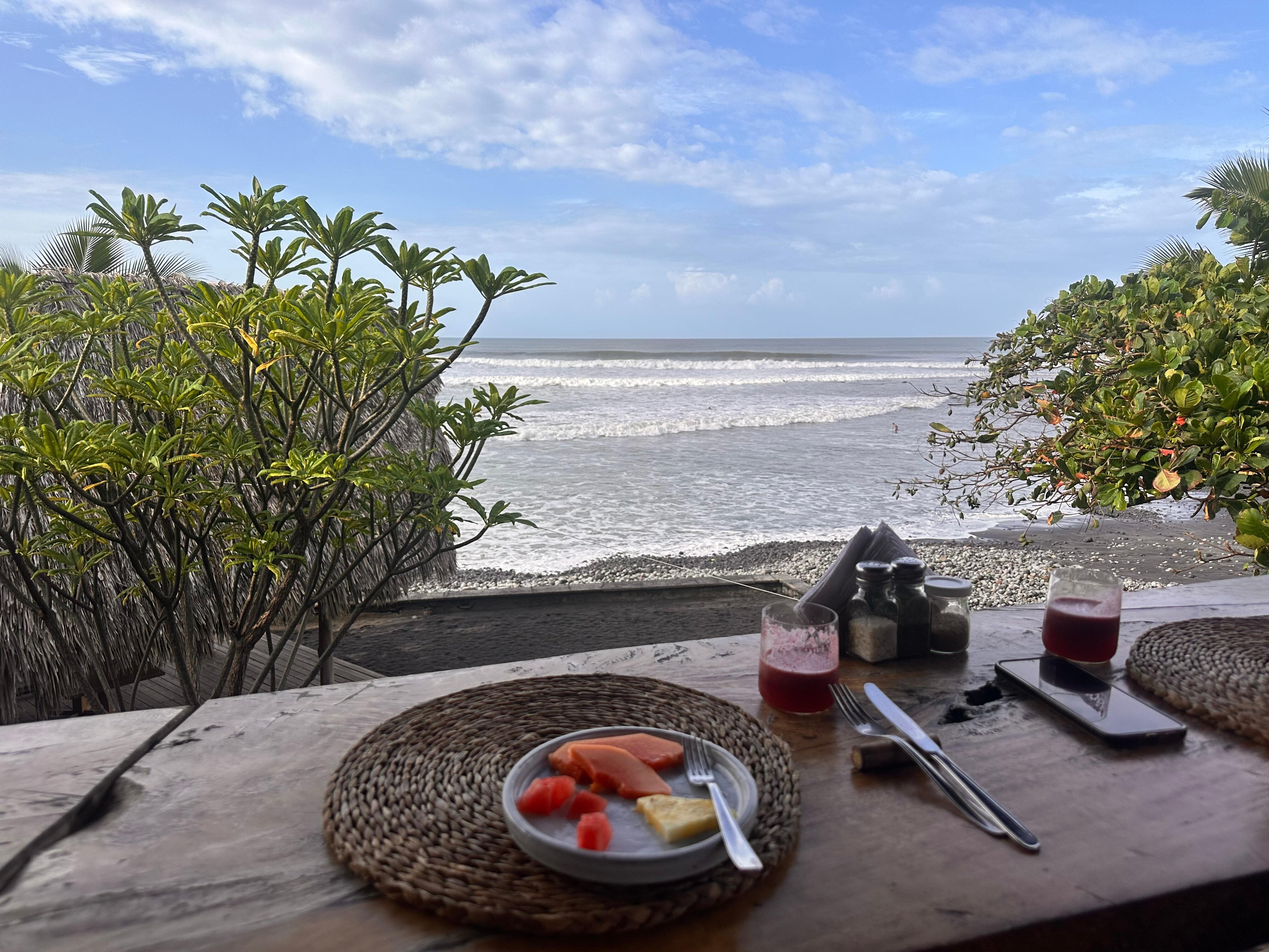 Breakfast at the hotel