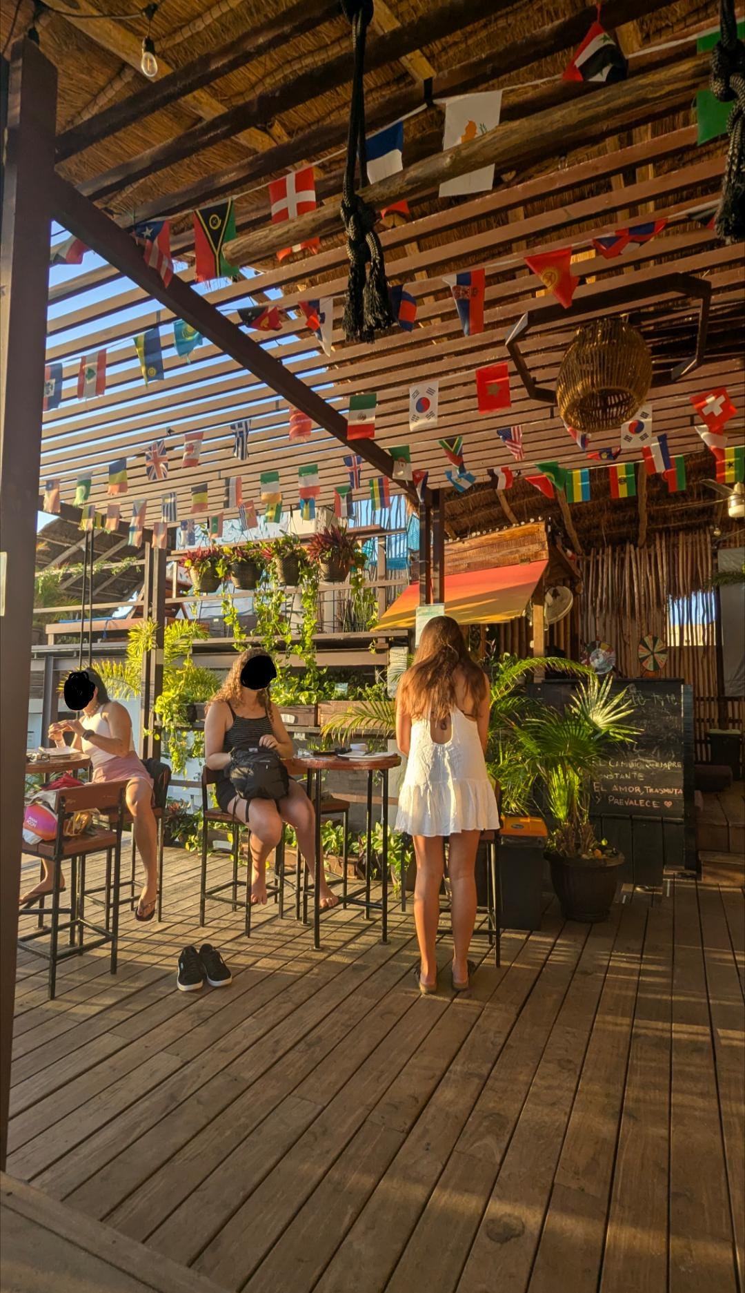 Free Breakfast Included. Typically 2 items + toast.  We only had breakfast once there, we got: eggs, toast, banana & coffee