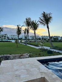 The view from the patio