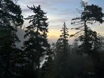 The view from the master bedroom.