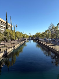 Right outside of balcony (hotel to the left)