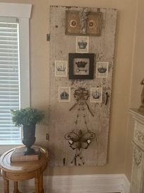 Artwork in great room.