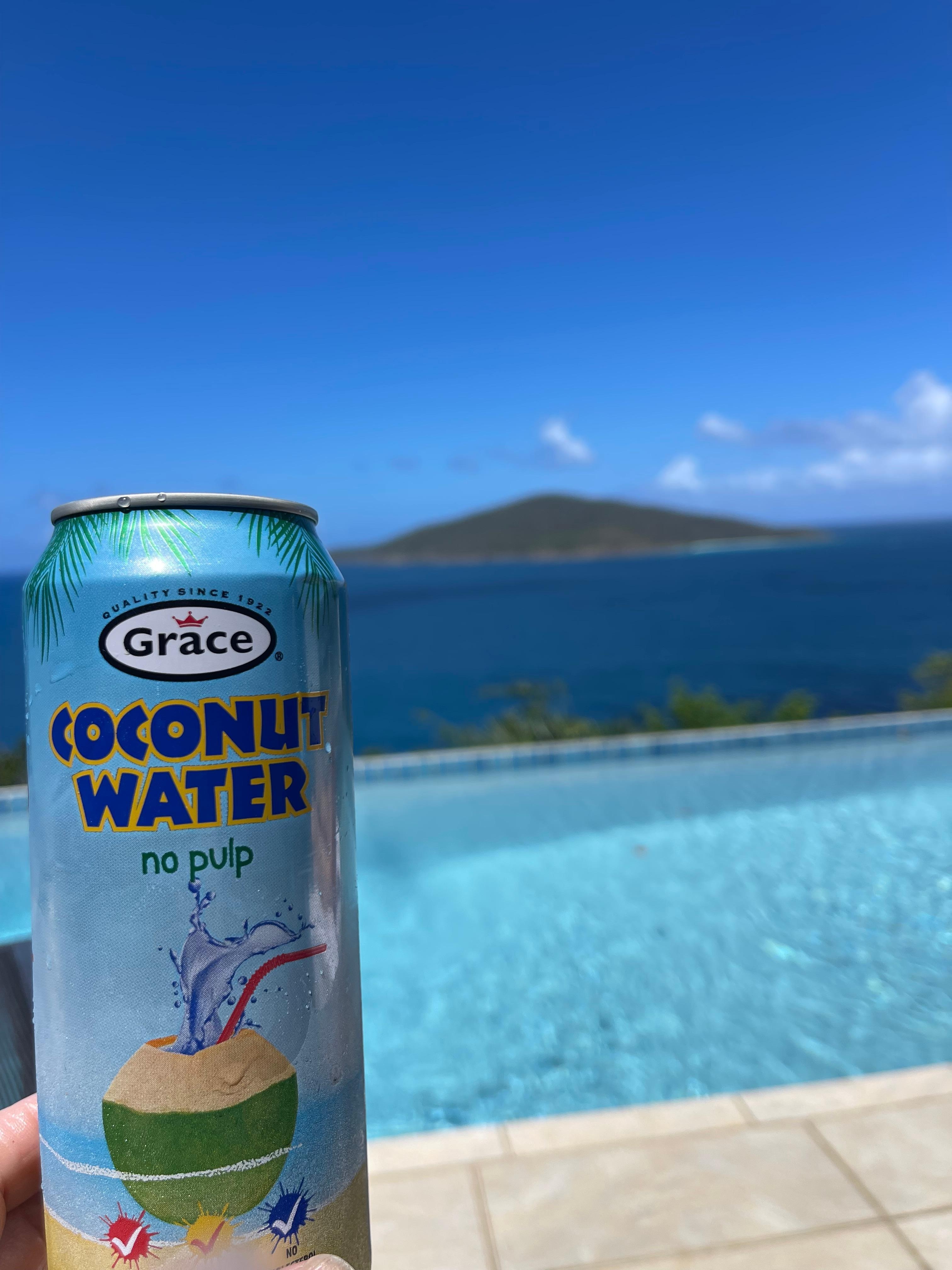 Enjoying the view from the pool 