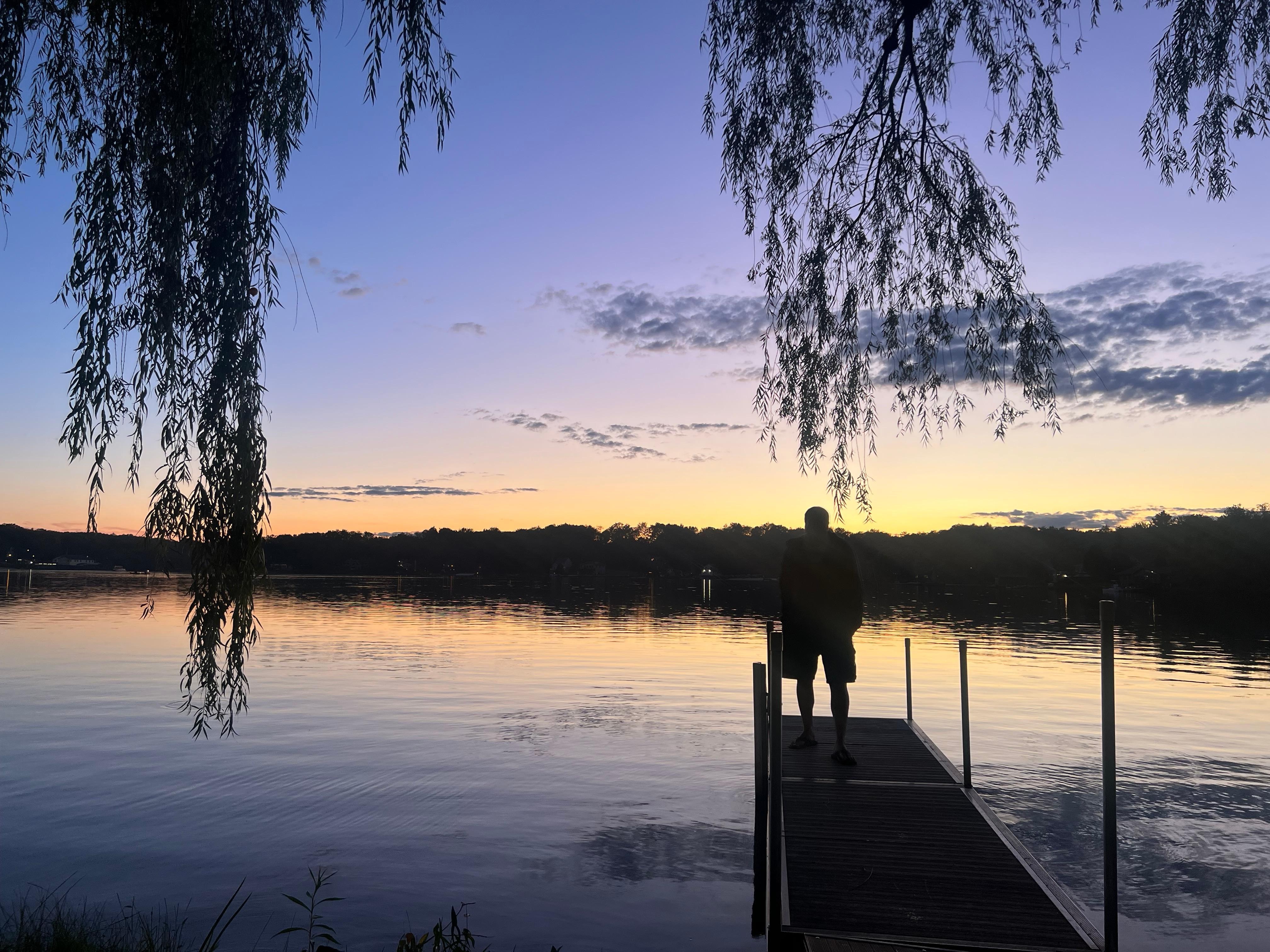 The sunsets were perfect 