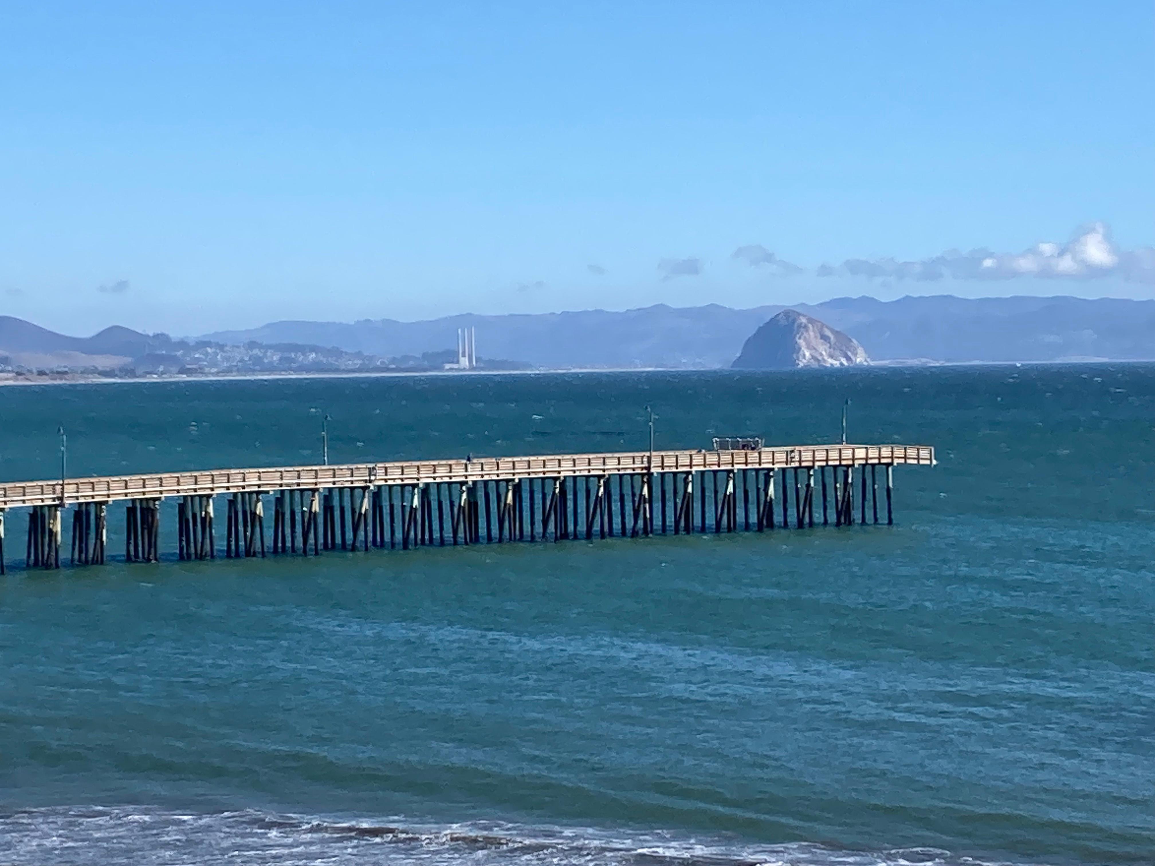 from the deck looking at Morro Rock