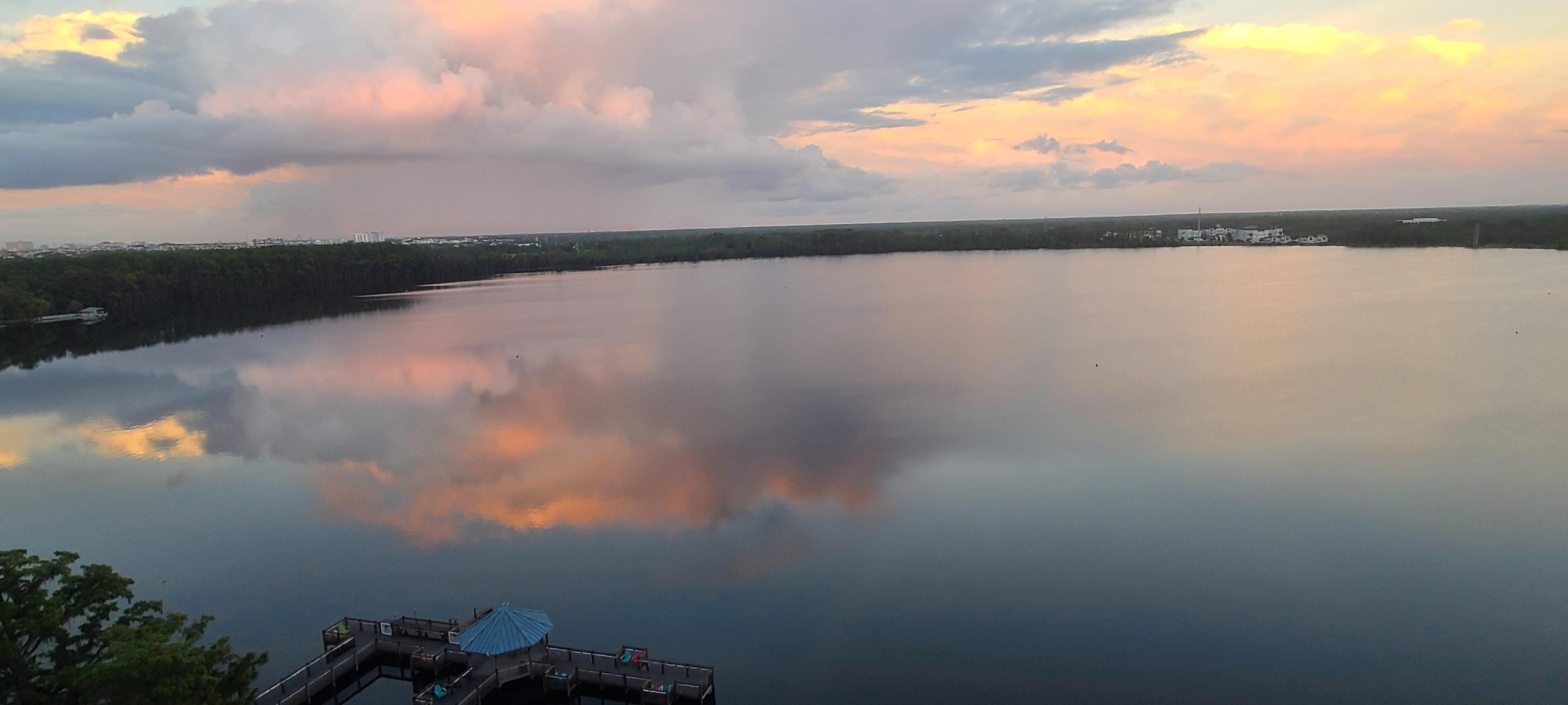 From balcony Lake Bryan 