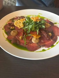 Beef carpaccio