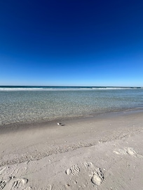 We could see dolphins and sting rays from balcony