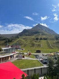 Ausblick vom Hotel aus.