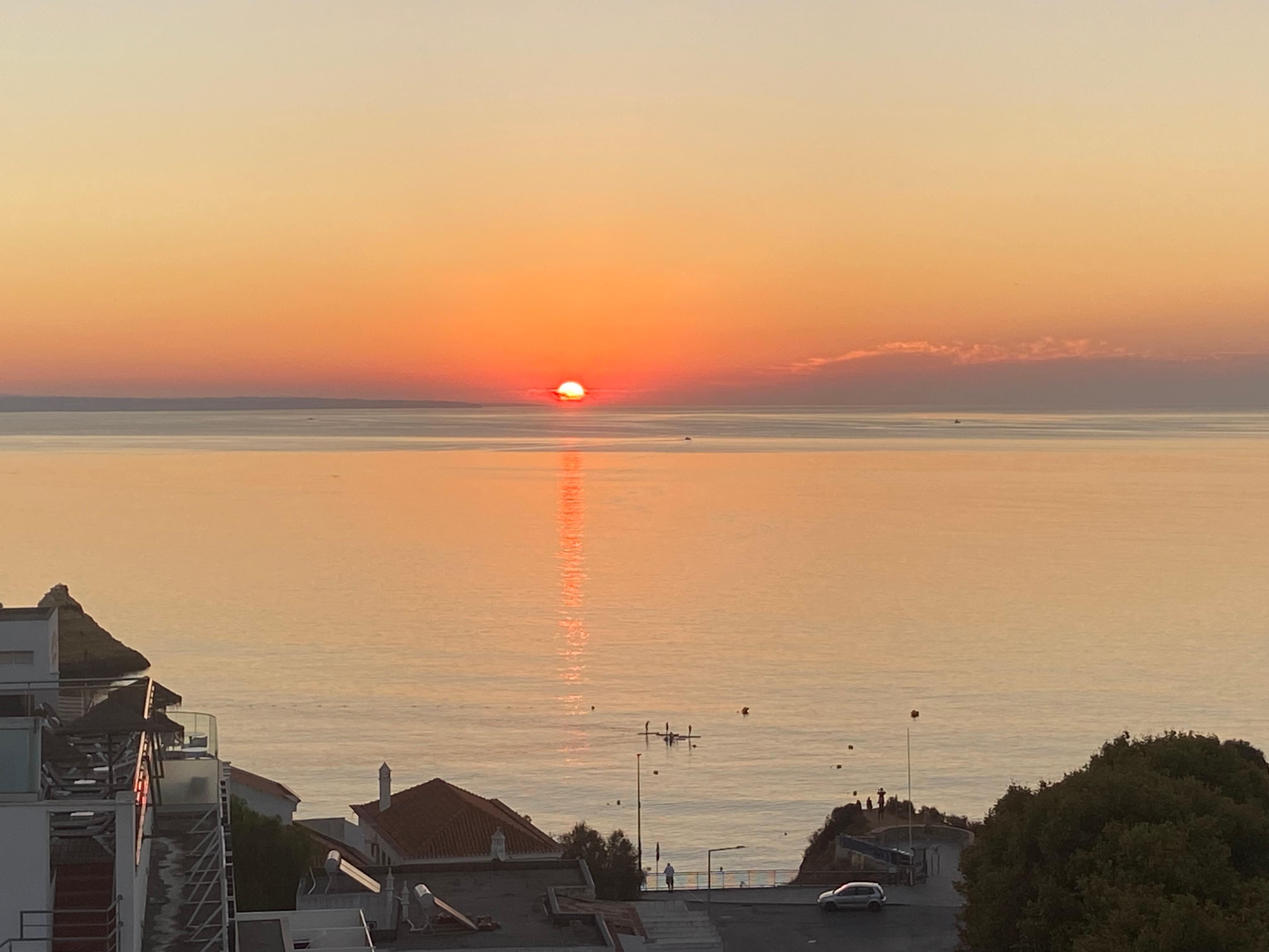 Sunrise from the balcony