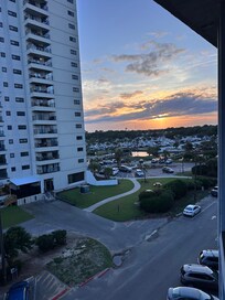 Looking to the right from the balcony.