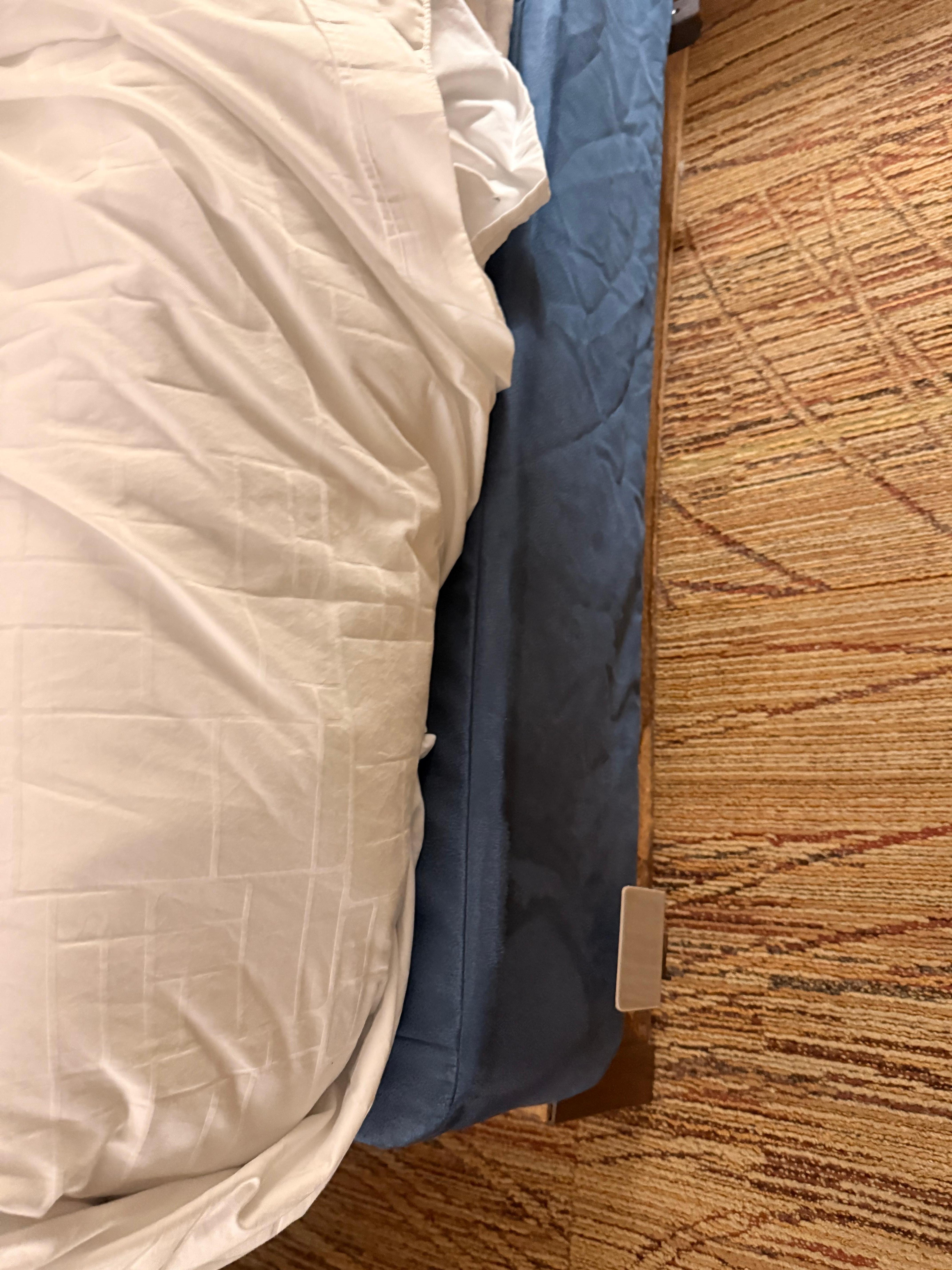 Metal railing sticking out 