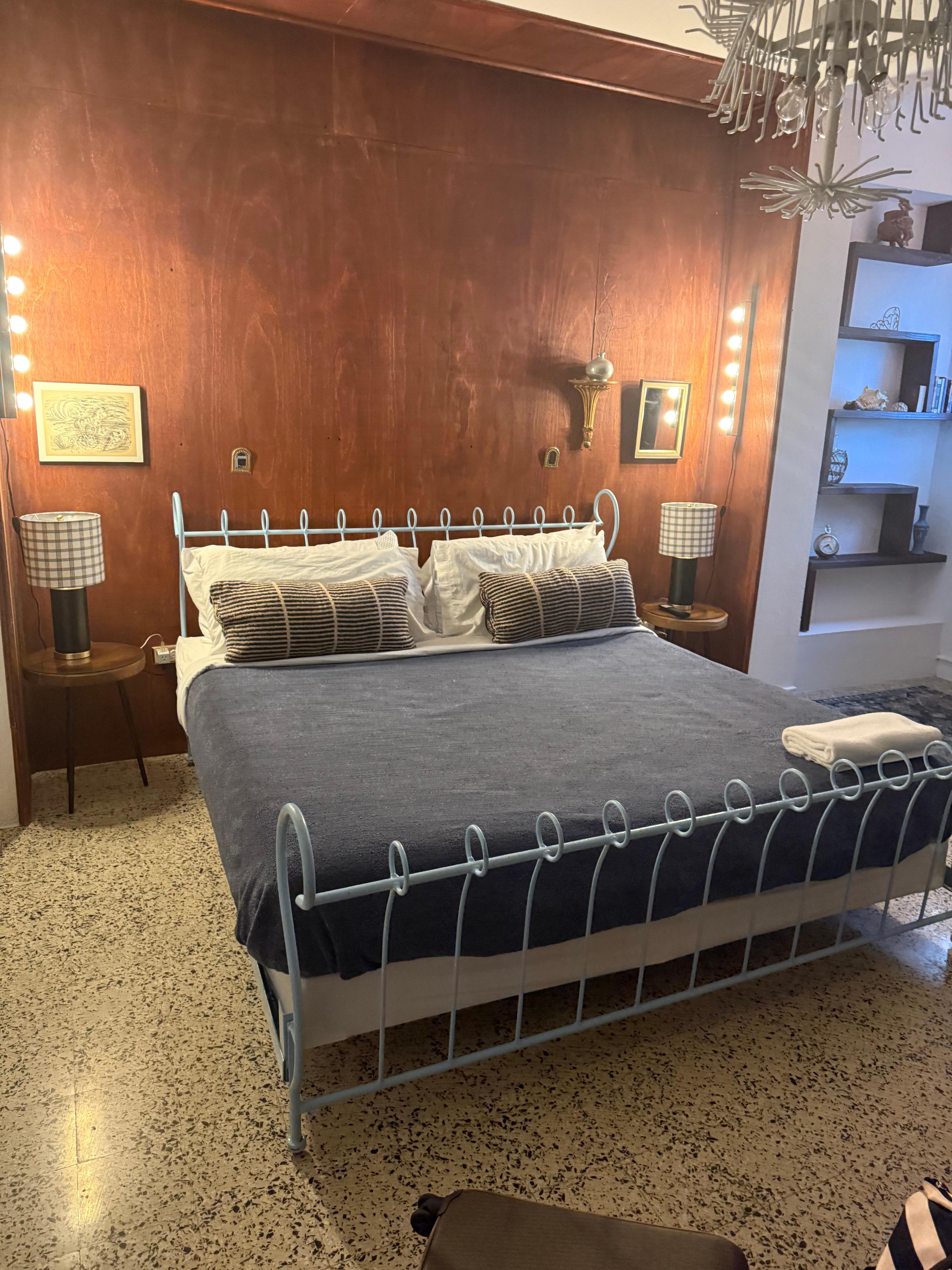 Comfortable king size bed